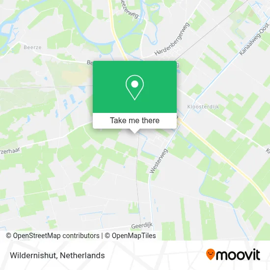 Wildernishut map