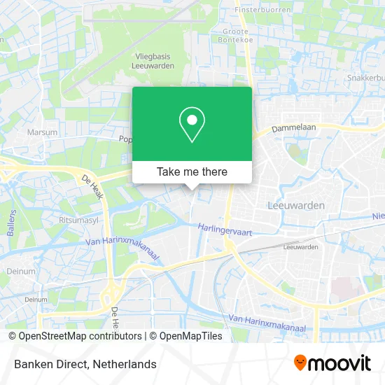 Banken Direct map