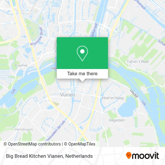Big Bread Kitchen Vianen map