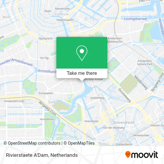 Rivierstaete A'Dam map