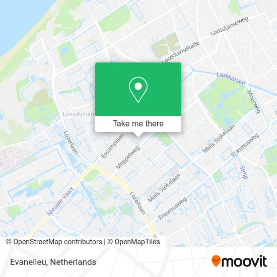 Evanelleu map