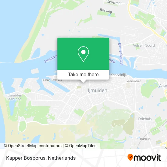 Kapper Bosporus map