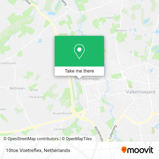 10toe Voetreflex map