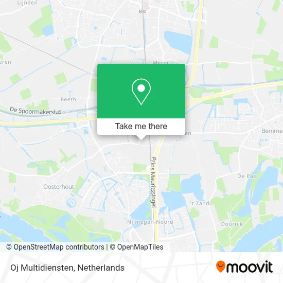 Oj Multidiensten map