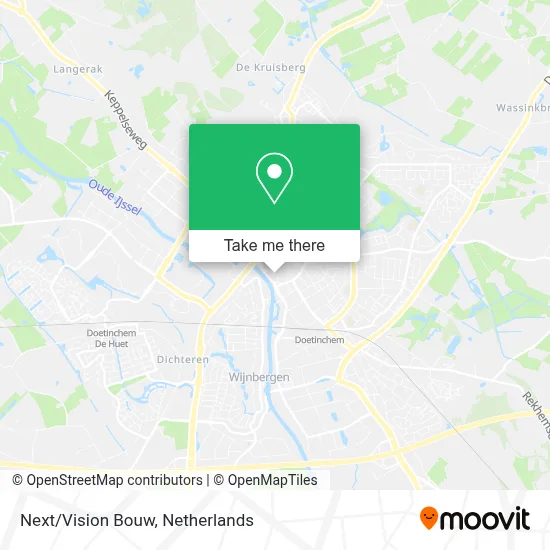 Next/Vision Bouw map