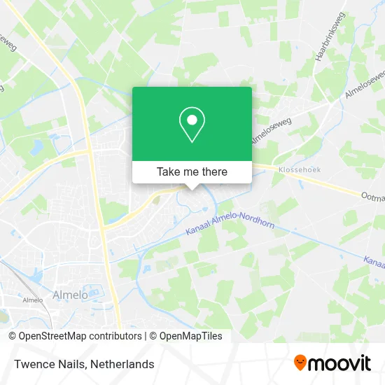 Twence Nails map