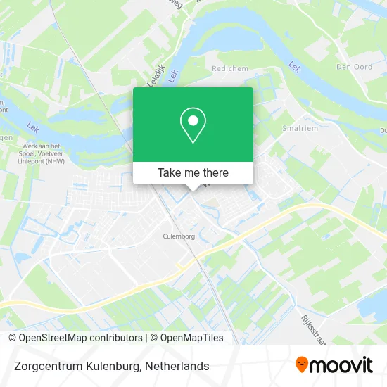 Zorgcentrum Kulenburg map