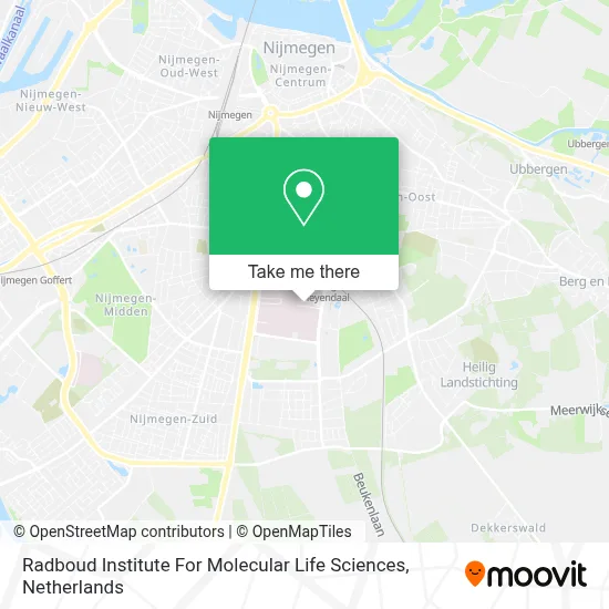 Radboud Institute For Molecular Life Sciences map