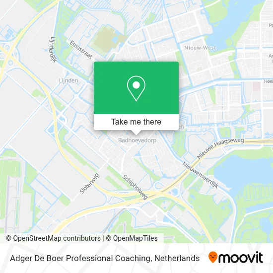 Adger De Boer Professional Coaching map