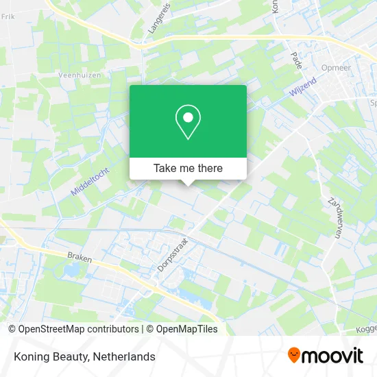 Koning Beauty map