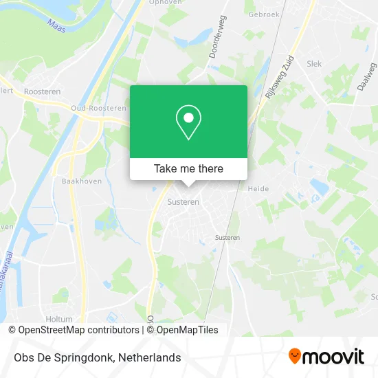 Obs De Springdonk map