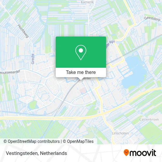 Vestingsteden map