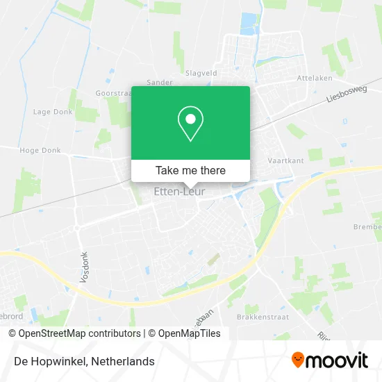 De Hopwinkel map