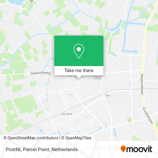 Postnl Pakketpunt map
