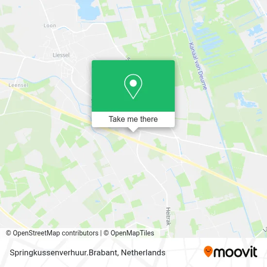 Springkussenverhuur.Brabant map
