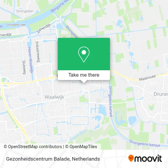 Gezonheidscentrum Balade map