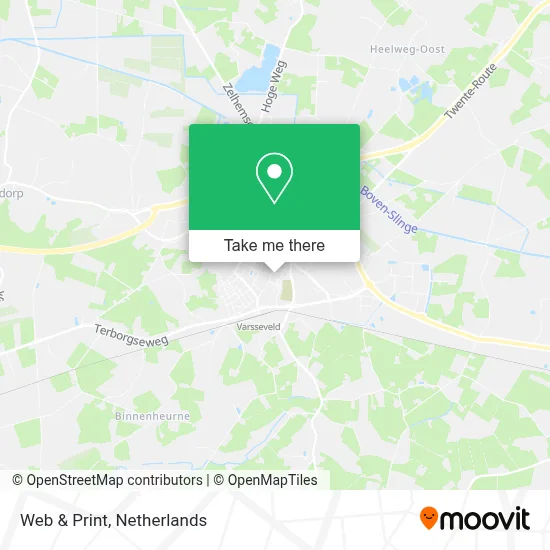 Web & Print map
