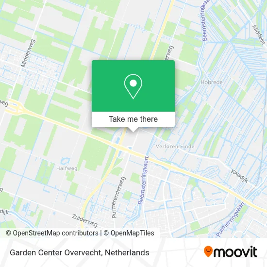 Garden Center Overvecht map