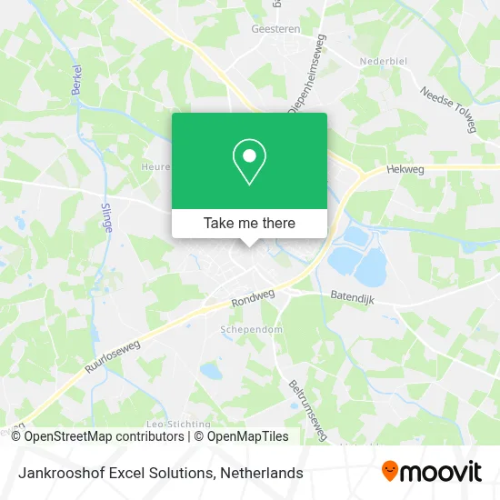 Jankrooshof Excel Solutions map