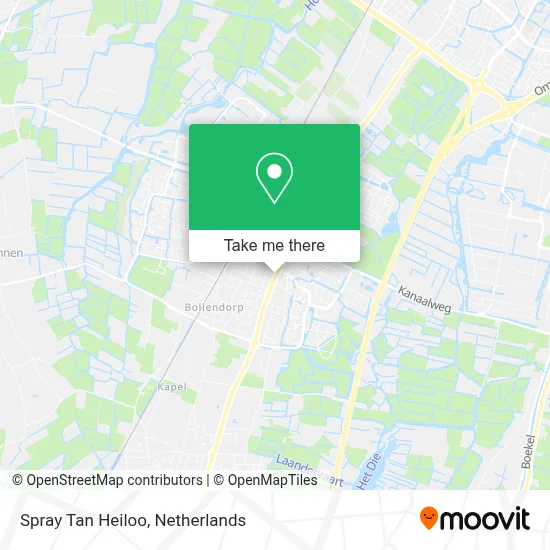 Spray Tan Heiloo map