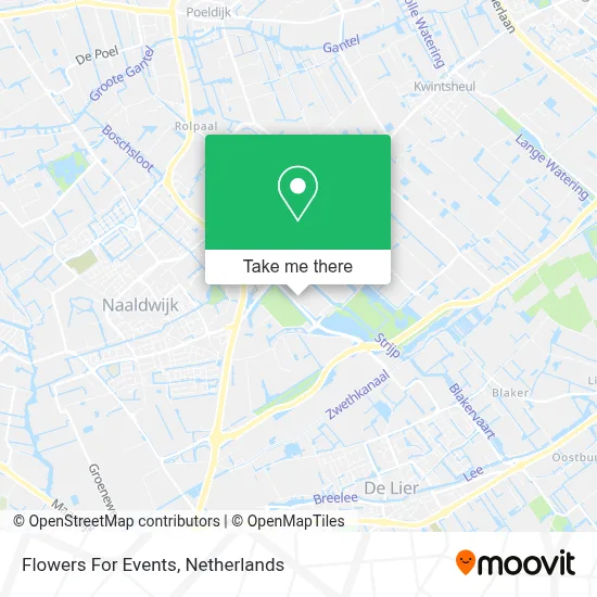 Flowers For Events map