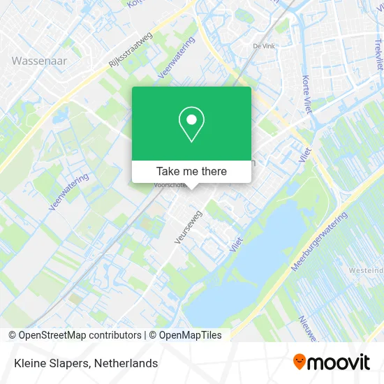 Kleine Slapers map