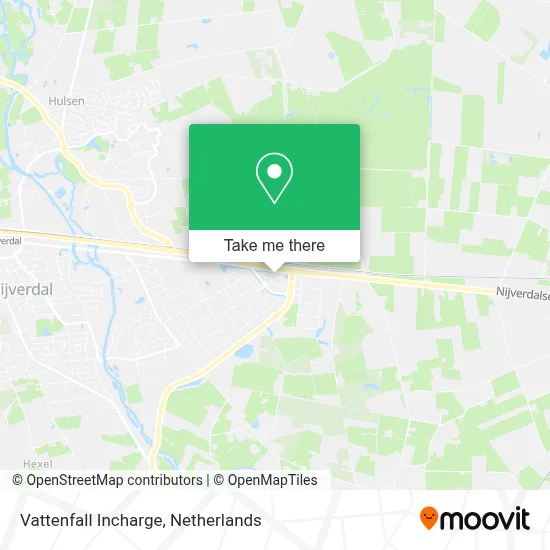 Vattenfall Incharge map