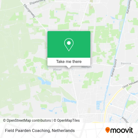 Field Paarden Coaching map