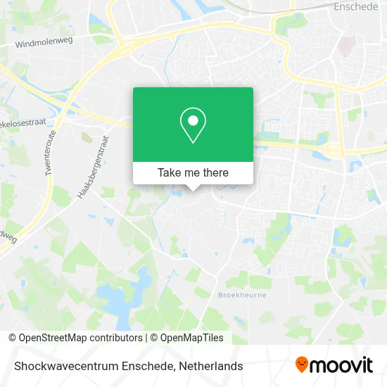 Shockwavecentrum Enschede map