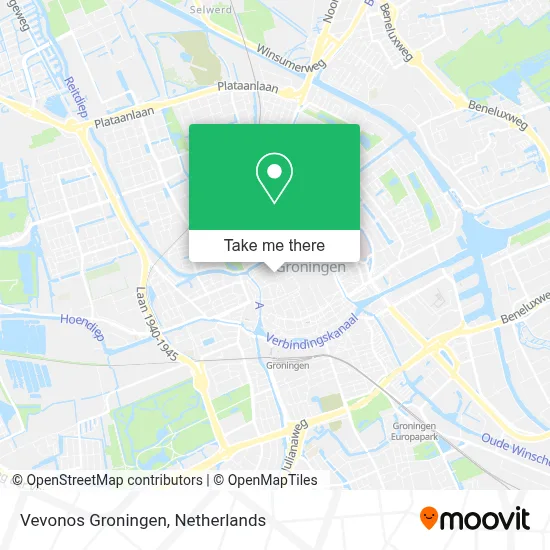 Vevonos Groningen map
