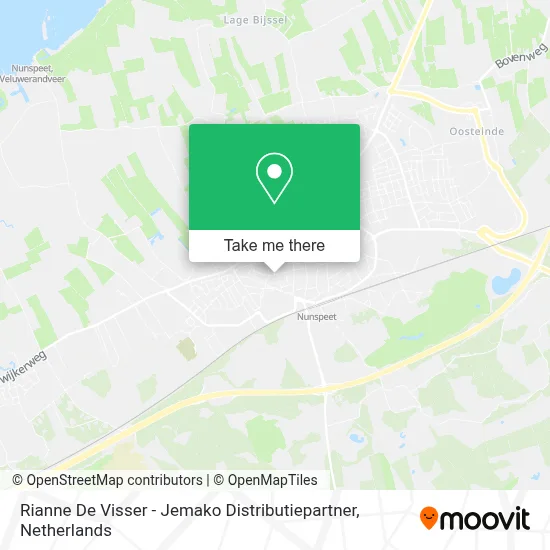Rianne De Visser - Jemako Distributiepartner map