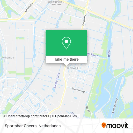 Sportsbar Cheers map
