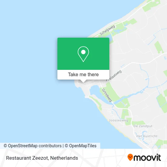Restaurant Zeezot map