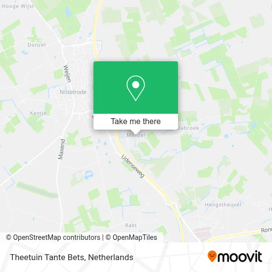 Theetuin Tante Bets map