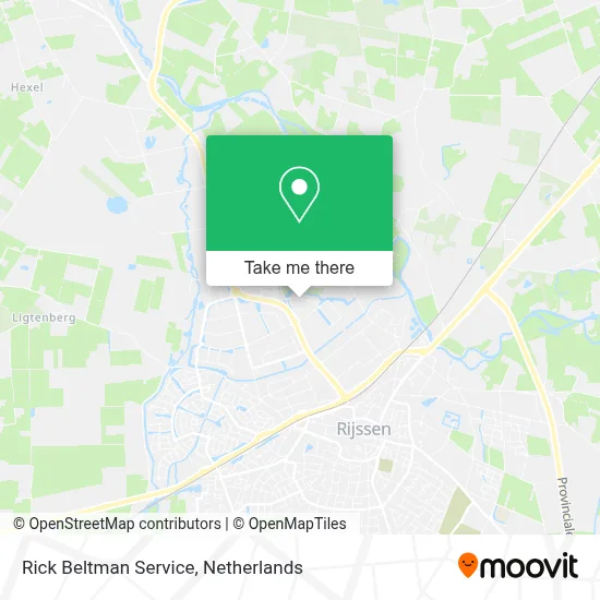 Rick Beltman Service map