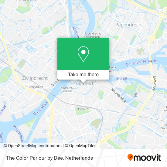 The Color Parlour by Dee map