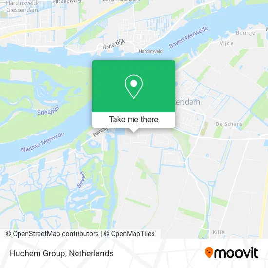 Huchem Group map