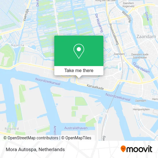 Mora Autospa map