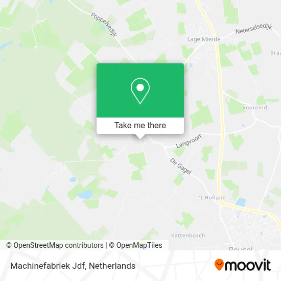 Machinefabriek Jdf map