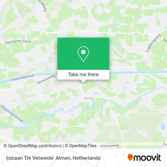 Ijsbaan 'De Vetweide' Almen map