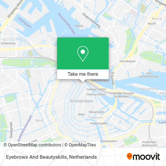 Eyebrows And Beautyskills map