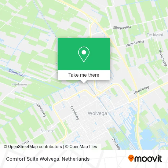 Comfort Suite Wolvega map