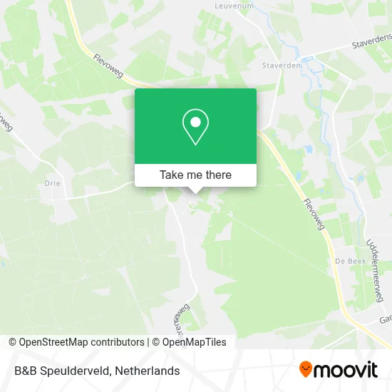 B&B Speulderveld map