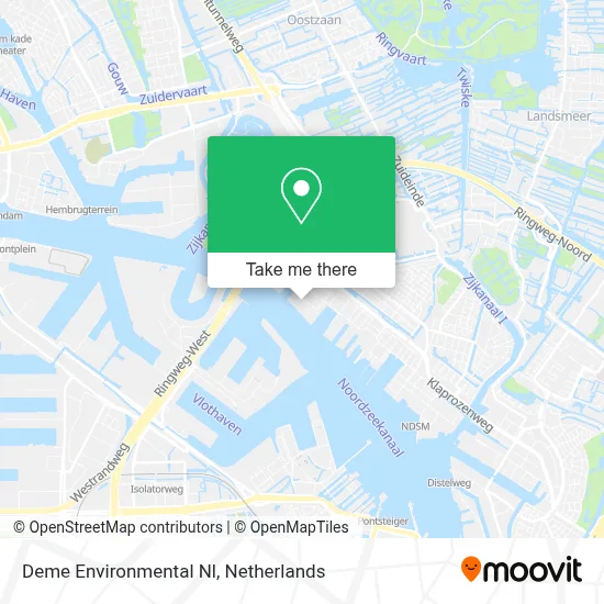 Deme Environmental Nl map