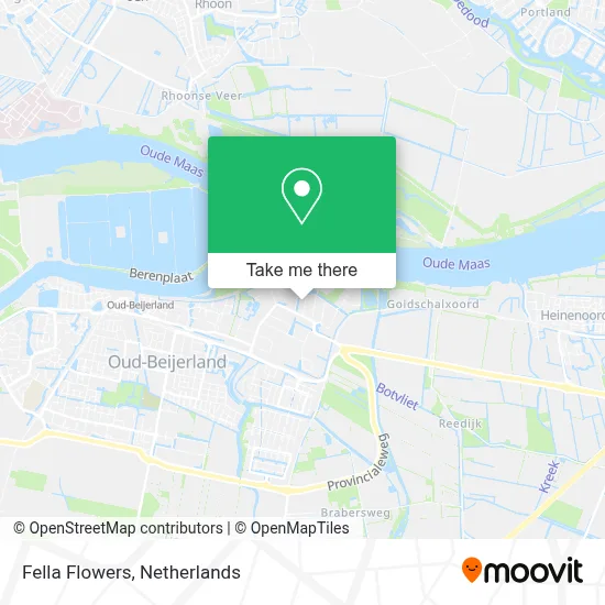 Fella Flowers map