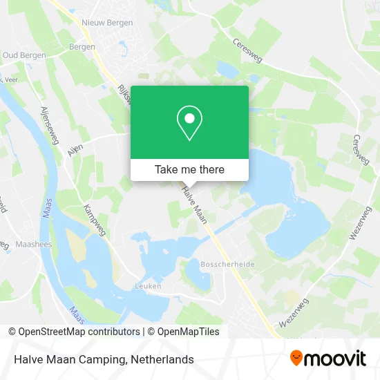 Halve Maan Camping map