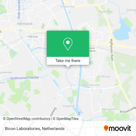 Bicon Laboratories map