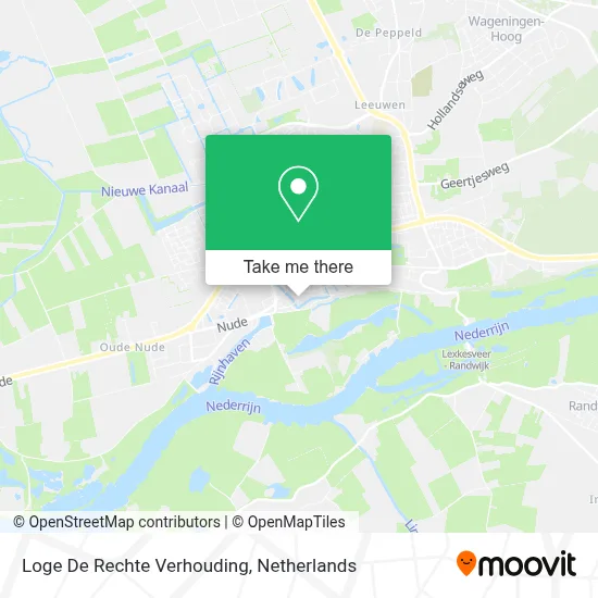 Loge De Rechte Verhouding map