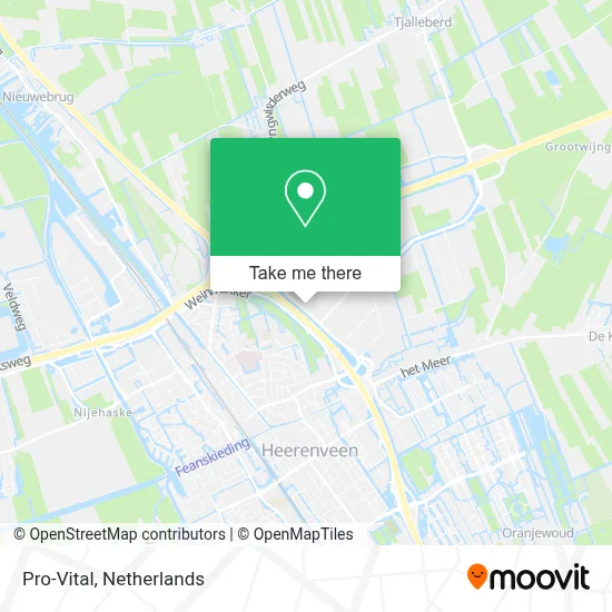 Pro-Vital map