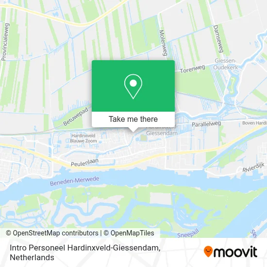 Intro Personeel Hardinxveld-Giessendam map